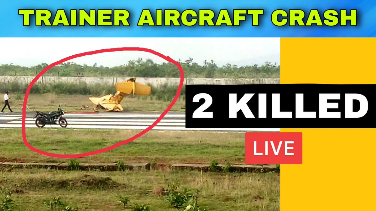 buzzing_trends's tweet photo. Trainer Aircraft Crashed in Dhenkanal, Odisha.

Watch Footage: https://t.co/nS5NmoGhJk
.
.
#dhenkanal #odisha #aircraftcrash #traineraircraft #traineraircraftcrash https://t.co/b7ddTTKg09