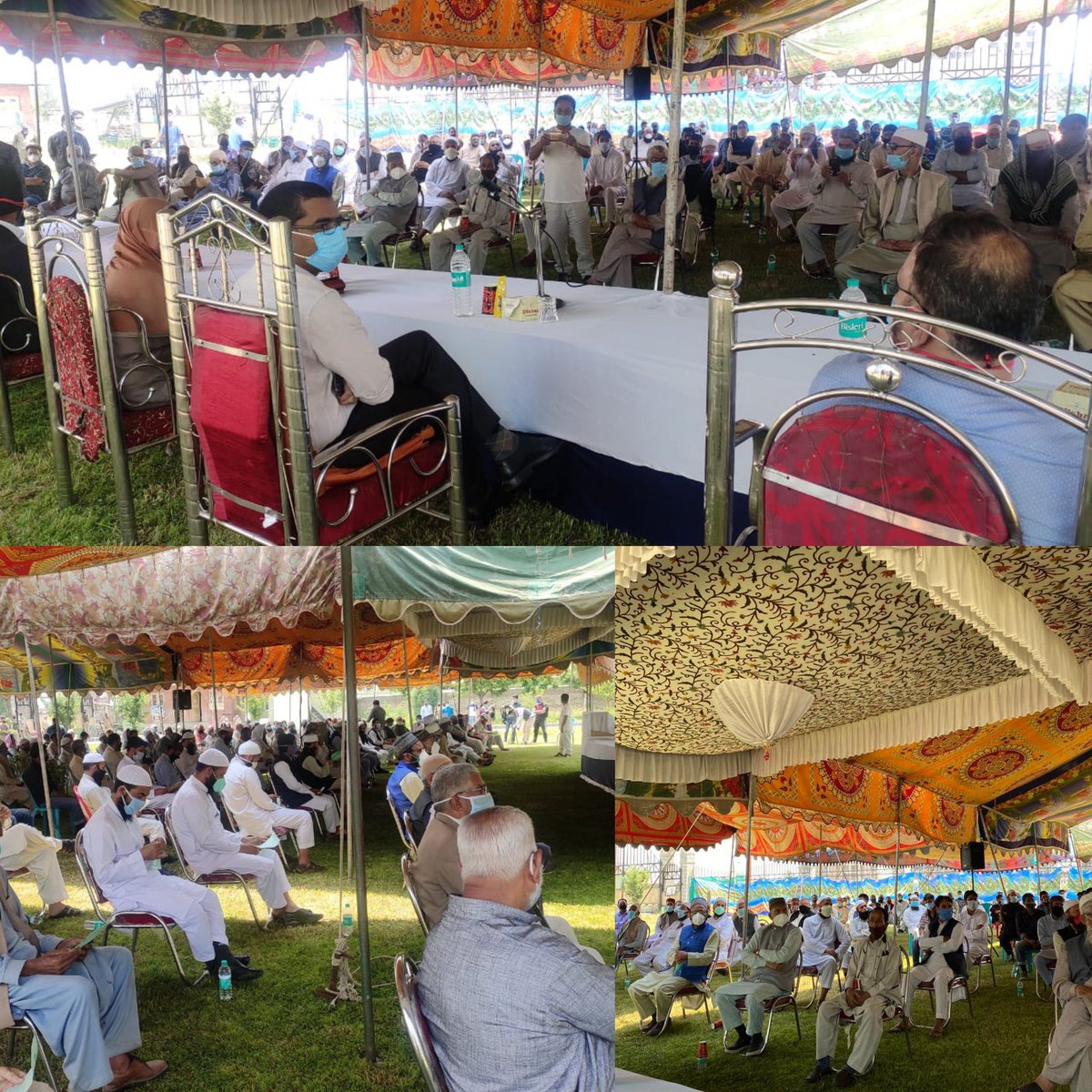 listenshahid's tweet photo. Given their following, religious leaders could be ambassadors for social awareness. We’ve been engaging on Covid combat in Srinagar. Grateful for support. Let's continue till the last person joins in to follow the precautions. https://t.co/YHsXYy7AEm