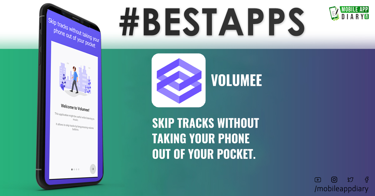 mobileappdiary's tweet photo. Volumee lets you skip tracks while listening to music - just hold down the volume button.
#BestApps #AppsToKnow #Appcommunity #MobileAppIndustry #AppsToUse #AppKnowledge #AppTools #PlayStore #AppDevelopment #MobileAppDiary https://t.co/kHw0J375Pf