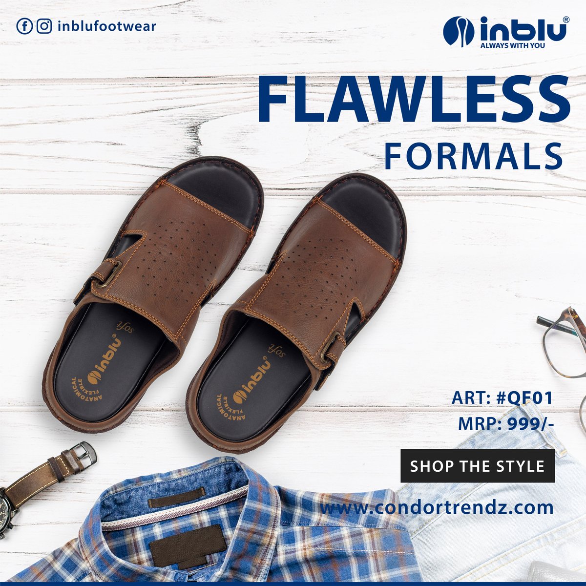 inblu chappals gents