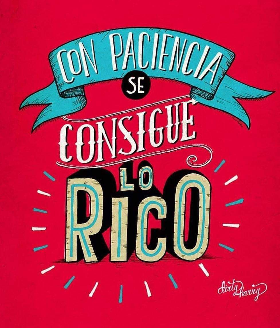 clintdirtyharry's tweet photo. Con paciencia se consigue lo rico 

Una de esas frases que intento repetirme todo los días, y que deberíamos usar de mantra cada día para vivir sin estrés.

Creo que nos vale para cualquier faceta de la vida, y es que como decia tambien mi abuela, las prisas son malas consejeras. https://t.co/2nq728eWZF