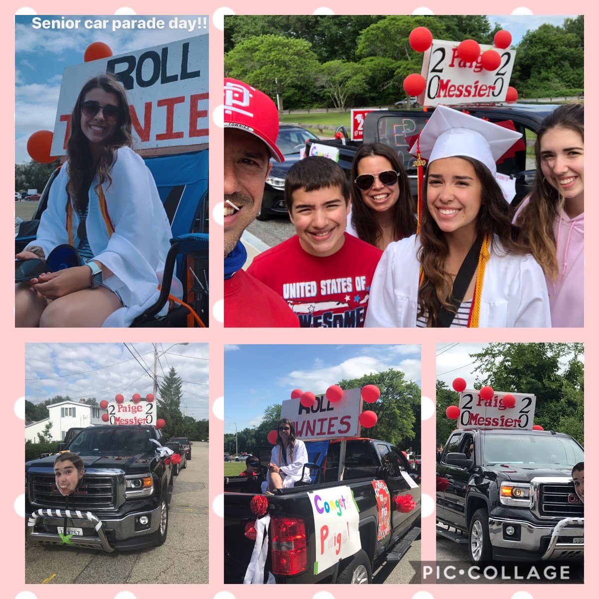 Shout to everyone who took part in making the Senior Motorcade happen! There were smiles all around!!! #towniestrong #senior2020