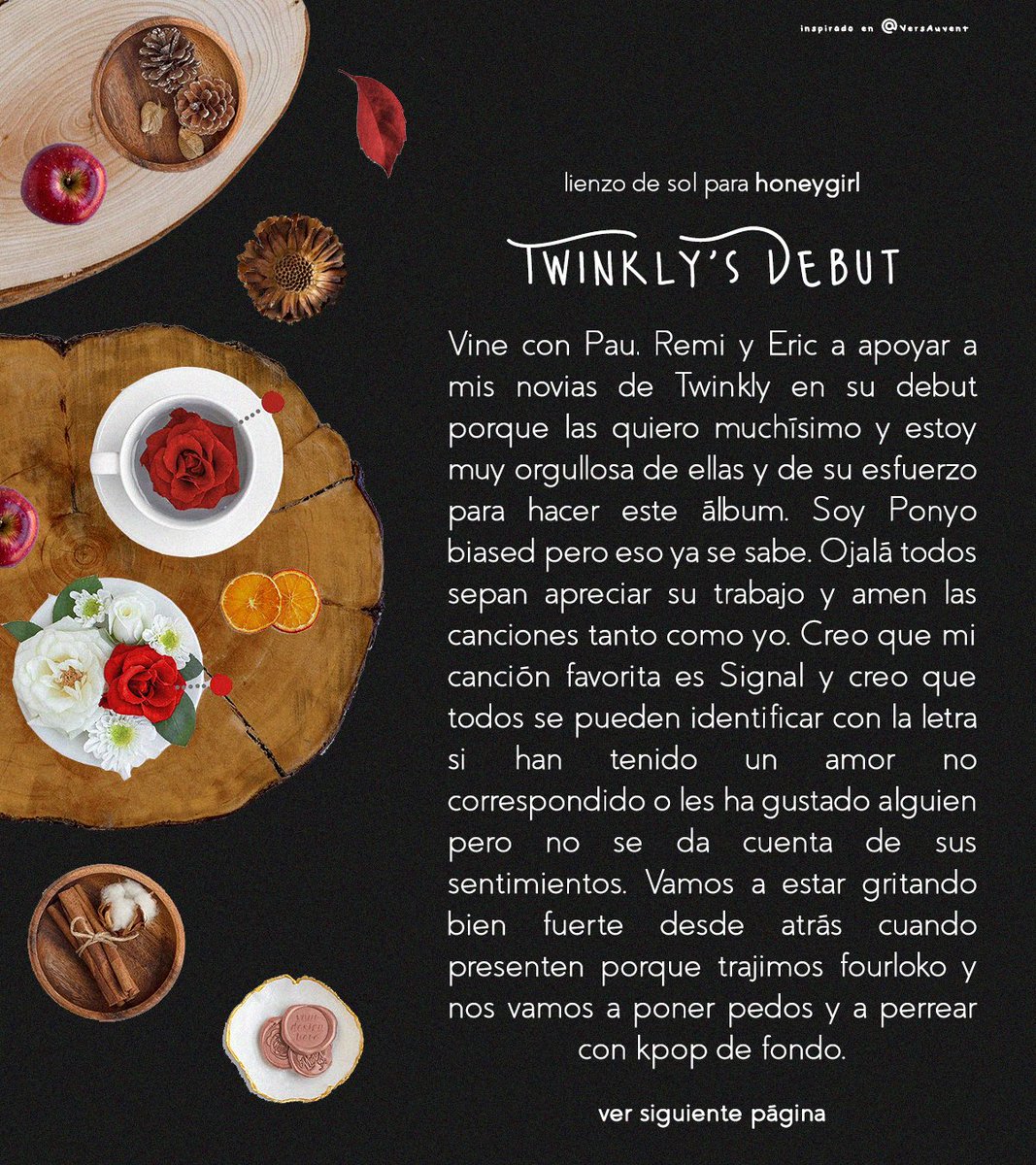 lienzodesol's tweet image. ‹ 𝗧𝘄𝗶𝗻𝗸𝗹𝘆&apos;𝘀 𝗗𝗲𝗯𝘂𝘁. › gay crossing world adventures. 
© 𝚑𝚘𝚗𝚎𝚢𝚐𝚒𝚛𝚕. 

you really get me so frustrated i really don&apos;t know why, once again I gather up the courage i send you a sign.
#TWINKLY_DEBUT  #SendASignal