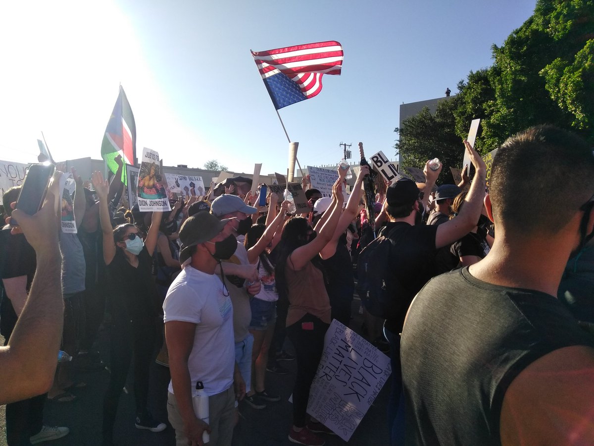 ShawnInArizona's tweet photo. Heading home safe, catching a ride with @BWestbrookAZ8  from what I saw a peaceful protest was had by all. Many thanks to @blmphxmetro &amp; all the organizers, stay safe 💙 

#BlackLivesMatter #JusticeForDion #PhxProtest https://t.co/j73QMDbw2B