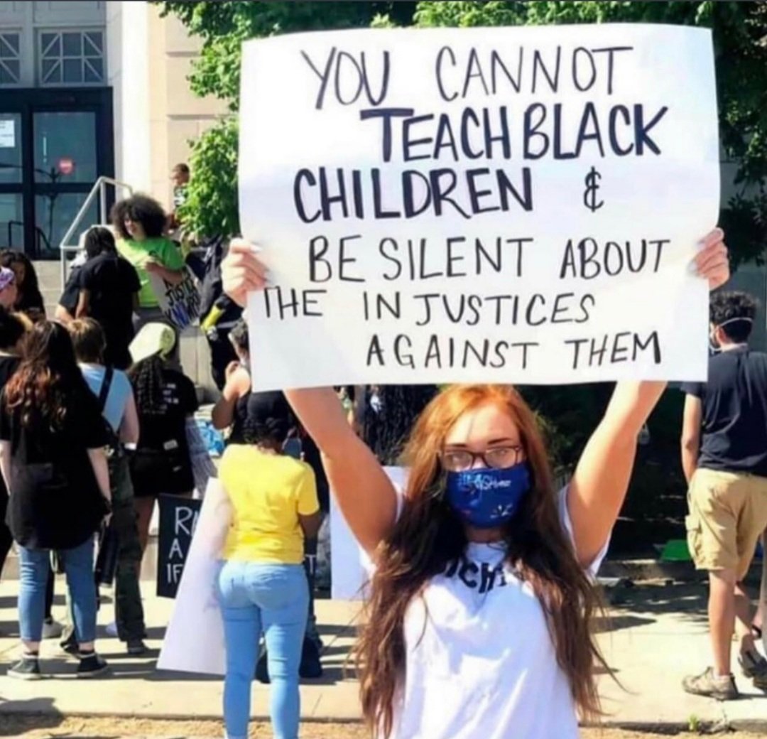 Injustice against black and brown lives is injustice against America. Our children cannot afford for you to be silent. #speakout