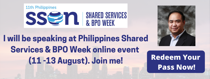 Carlos Santos, Group Chief Information Officer, JG Summit Holdings will be speaking at the Philippines Shared Services &amp; BPO Week online event . Do catch him there! Register your free pass here. ow.ly/xc2a30qMa2F