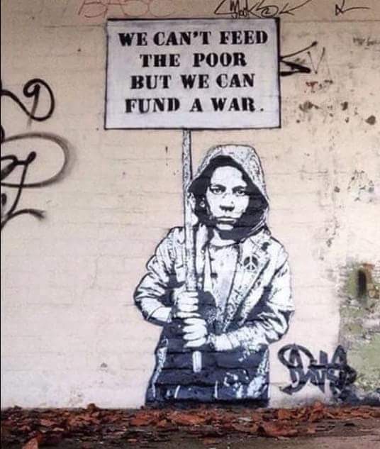 Bliadhnaichean's tweet image. Substitute #Police for #War: