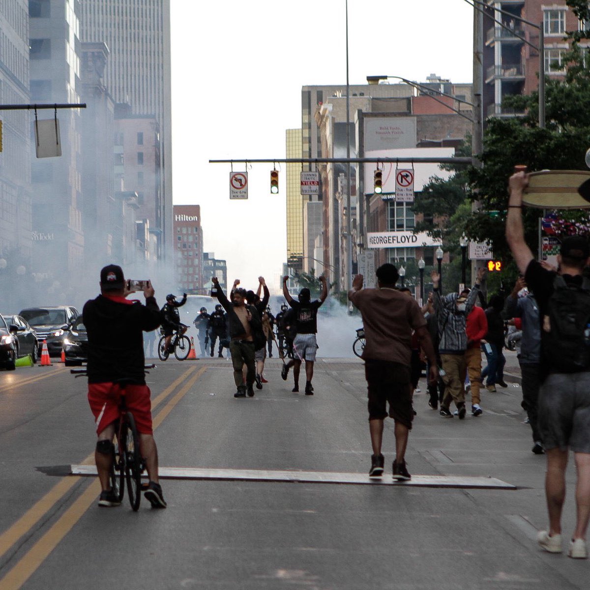 AttorneyCrump's tweet photo. Sarah Grossman DIED after getting teargassed at a Columbus #BlackLivesMatter protest fighting for justice. ANOTHER LIFE lost at the hands of police brutality… Enough is enough! #SarahGrossman https://t.co/B3OSVAmBQO https://t.co/UZhZIEl7NU