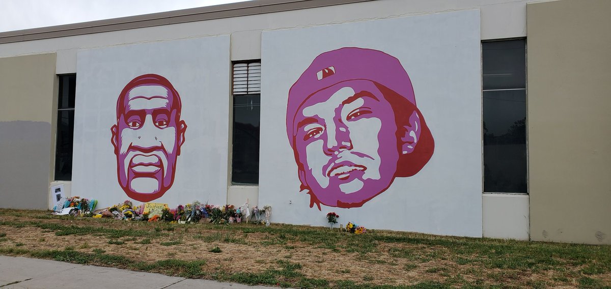 Acab4cutie666's tweet photo. Beautiful murals done in utah 
#JusticeForFloyd 
#JusticeforBernardo 
#BlackLivesMatter 
"I can't breath"
"I dont want to die" https://t.co/HCfz2IGT42