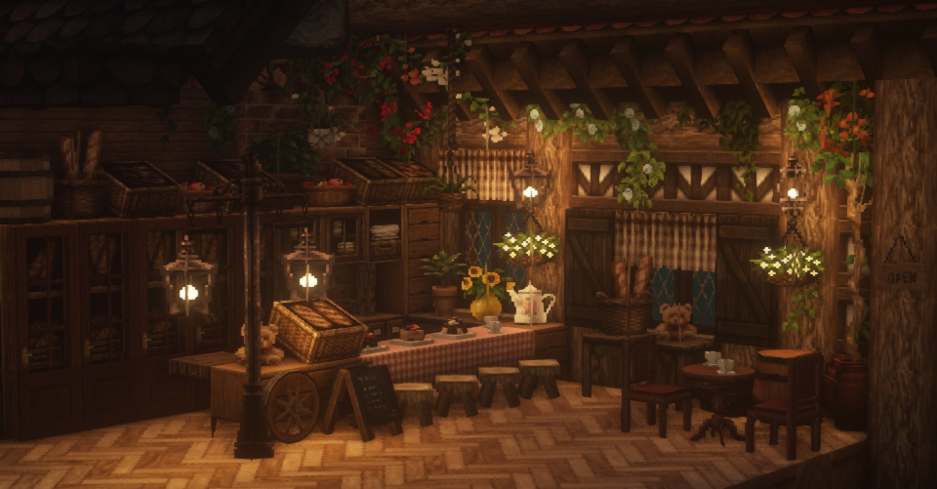 Tea 🌱 on X: "I made a very cozy bakery!! LOL i hope y'all dont mind me  posting more minecraft pics 😆 #cocricot https://t.co/Btkmt9GgFu" / X
