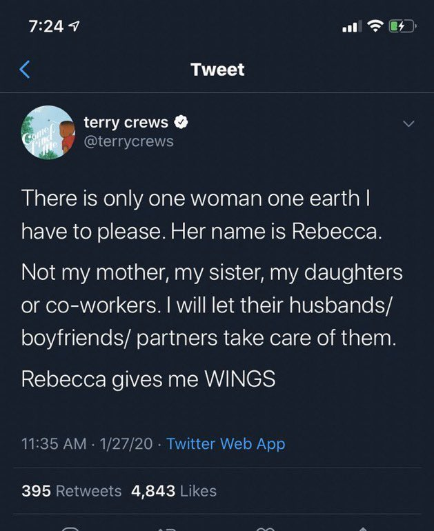 by not defending gabrielle, he basically invalidated her experience on the show implying she must be wrong since it wasn't his experience.he tweeted this after the backlash he recieved from his statement, which has been deleted now, not taking responsibility for what he said