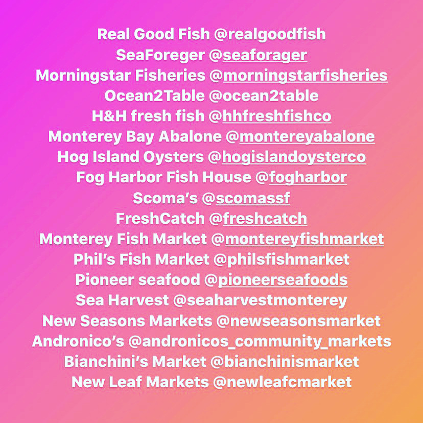 kelpitlocal's tweet photo. Check out some local seafood vendors in the Bay Area and neighboring counties. Follow them on instagram to know more! https://t.co/RBxbaH3Bwf