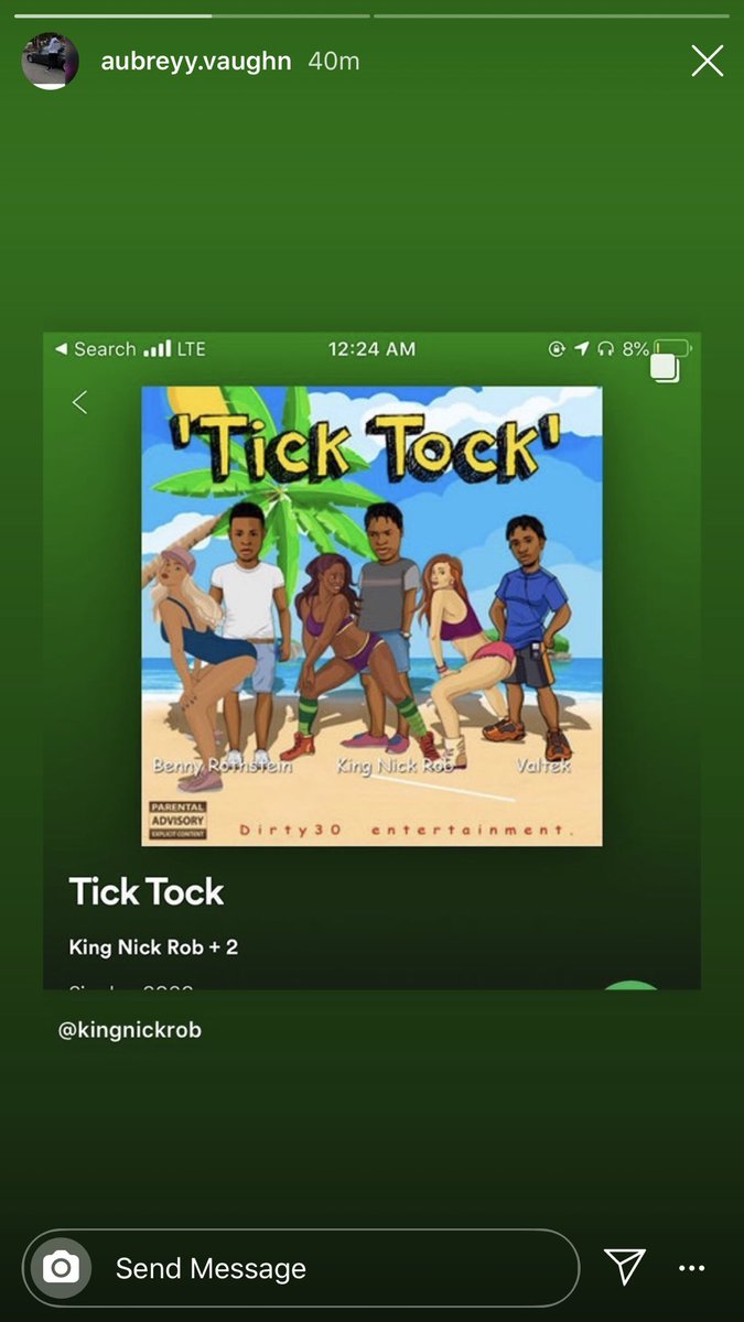 “Tick Tock” out now on all platforms, If you are messing with retweet it and help me give this song some exposure!!!Lets run it up this is gonna be the summer anthem!!! #newmusic #longislandmusic #letsgoviral #tictoc