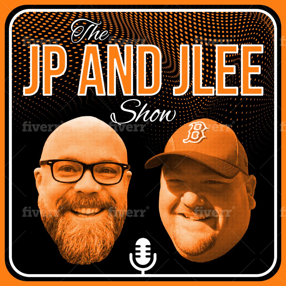 JP AND JELL SHOW PODCAST COVER ART DESIGN