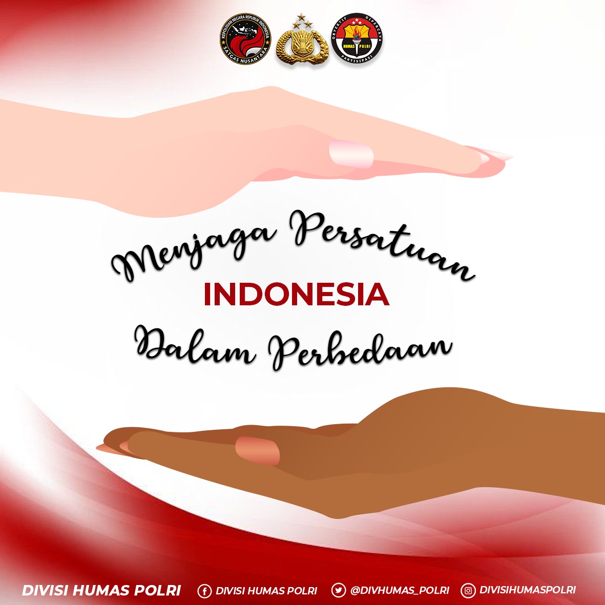 Menjaga persatuan Indonesia dalam perbedaan
#KebinekaanIndonesia