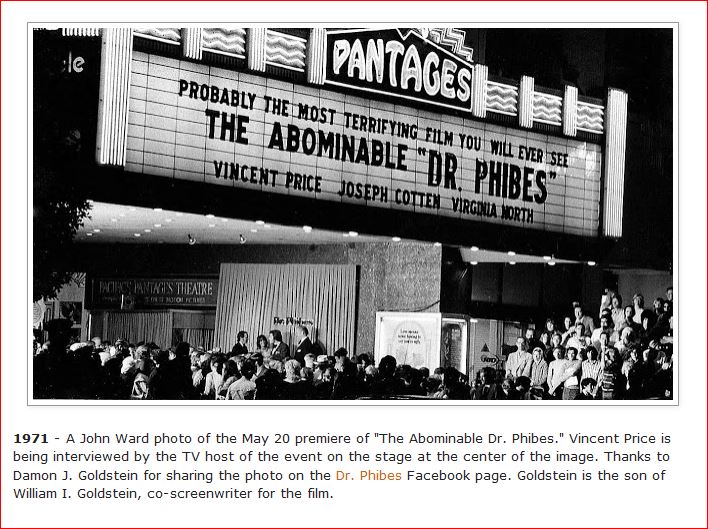 PhibesForever's tweet image. All #DrPhibesPhans are invited to join our official #DrPhibes50THAnniversaryCountdown.  365, now 347 days and counting until #TheAbominableDrPhibes50THAnniversary #Followusandcelebrate #THEABOMINABLEDRPHIBES #DRPHIBES #VULNAVIA #PANTAGESTHEATER #VINCENTPRICE #honeybadgerpanda