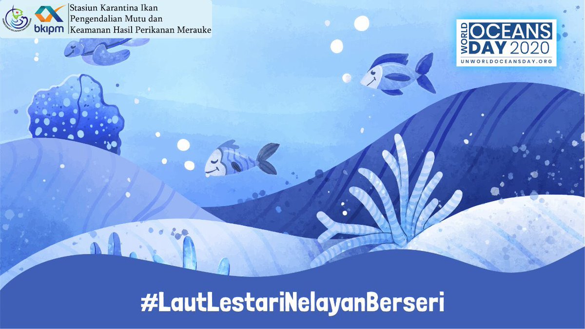BP2MHKPMerauke's tweet photo. Selamat Hari Laut Sedunia. Mulailah dengan sesuatu yang sederhana untuk menjaga laut kita dengan membuang sampah pada tempatnya 😊
#SelamatHariLautSedunia
#LautLestariNelayanBerseri
@HumasBKIPM 
@rinajanwar2201 
@MaryadiHari 
@anikmerauke https://t.co/U3zTCh2dgY
