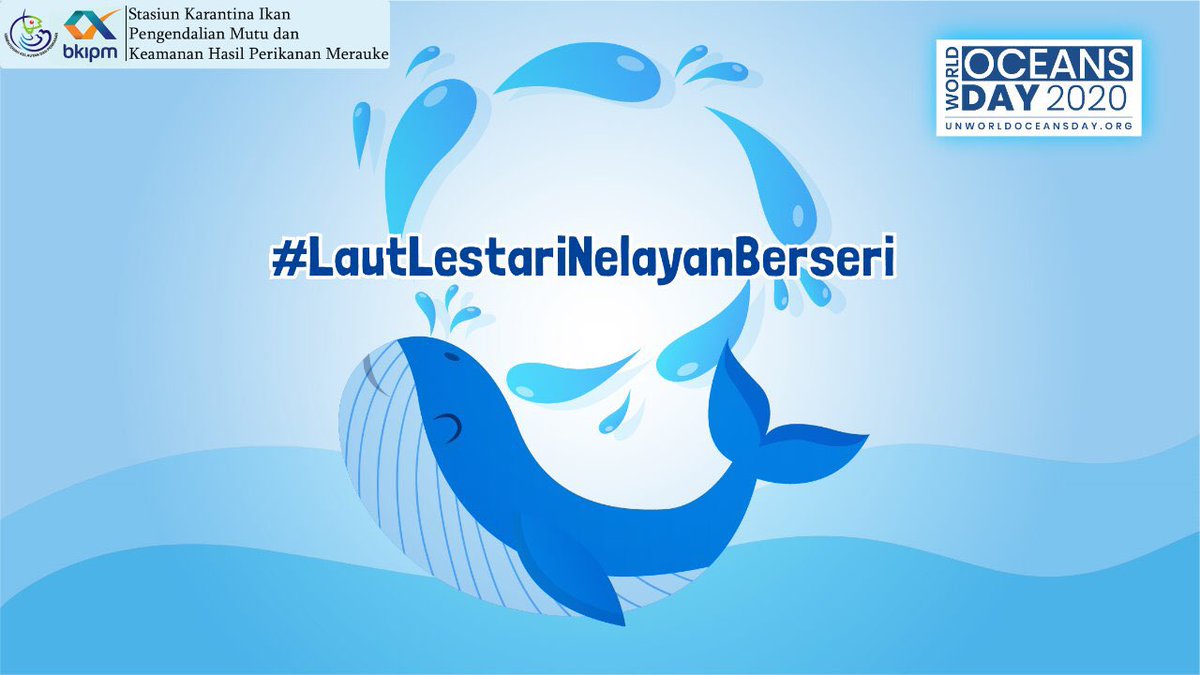 BP2MHKPMerauke's tweet photo. Selamat Hari Laut Sedunia. Mulailah dengan sesuatu yang sederhana untuk menjaga laut kita dengan membuang sampah pada tempatnya 😊
#SelamatHariLautSedunia
#LautLestariNelayanBerseri
@HumasBKIPM 
@rinajanwar2201 
@MaryadiHari 
@anikmerauke https://t.co/U3zTCh2dgY