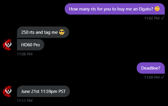 NotPearPlays's tweet image. Help a 30fps brother out &amp;lt;3
250rts and @WHOH will buy me a HD60 Pro 🙏
