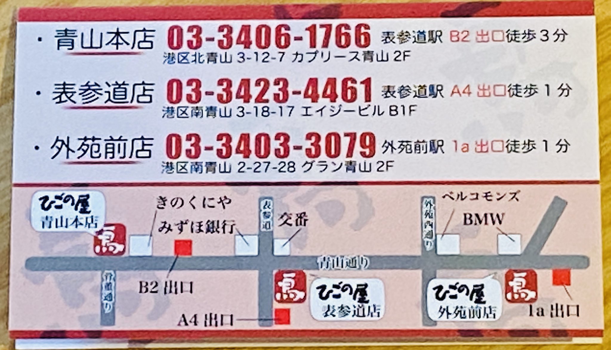 みずほ 銀行 表参道 出口 カンザウォール