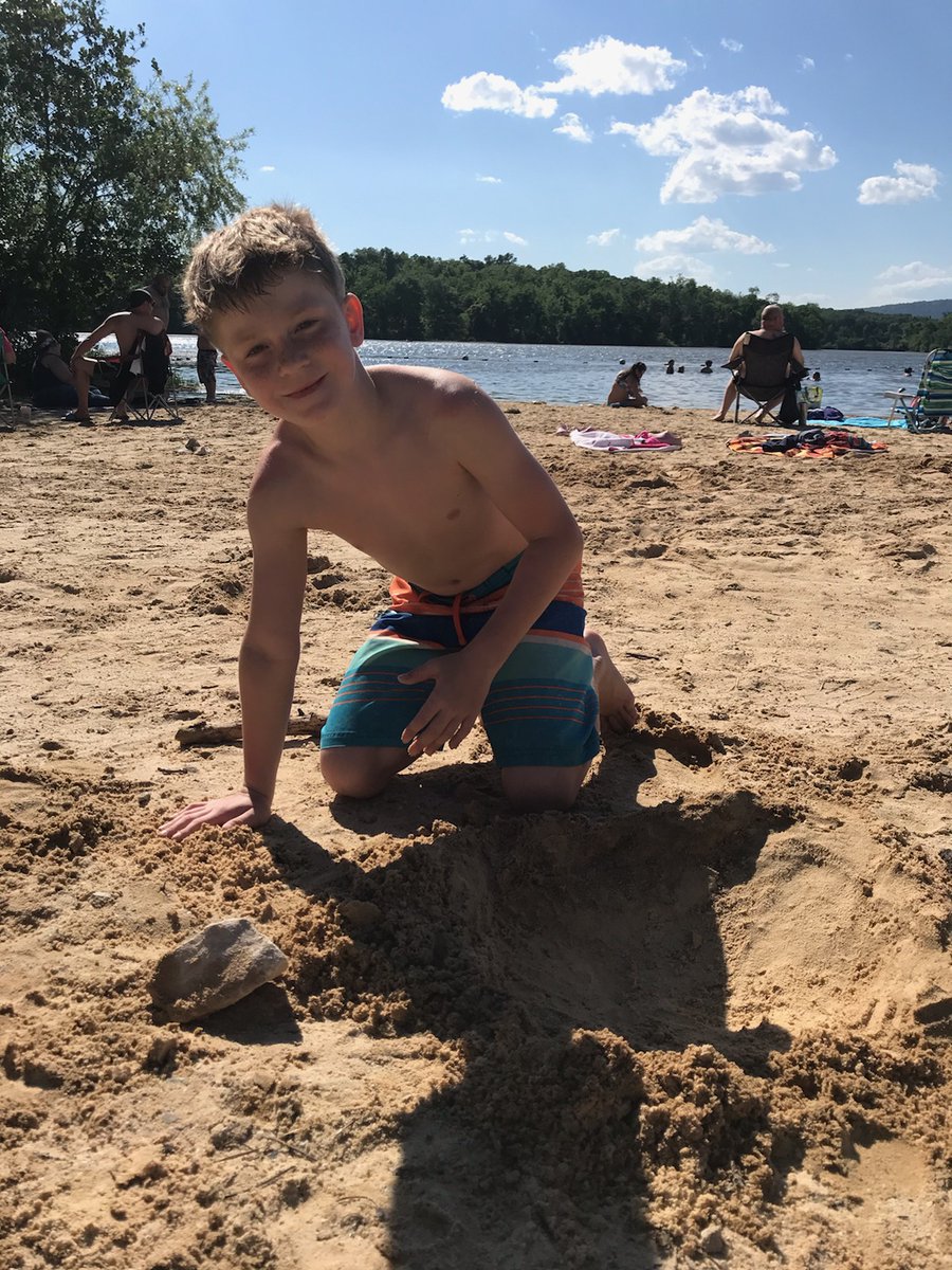 A great in the sun after school is out at Pinchot State Park! Beautiful place...
