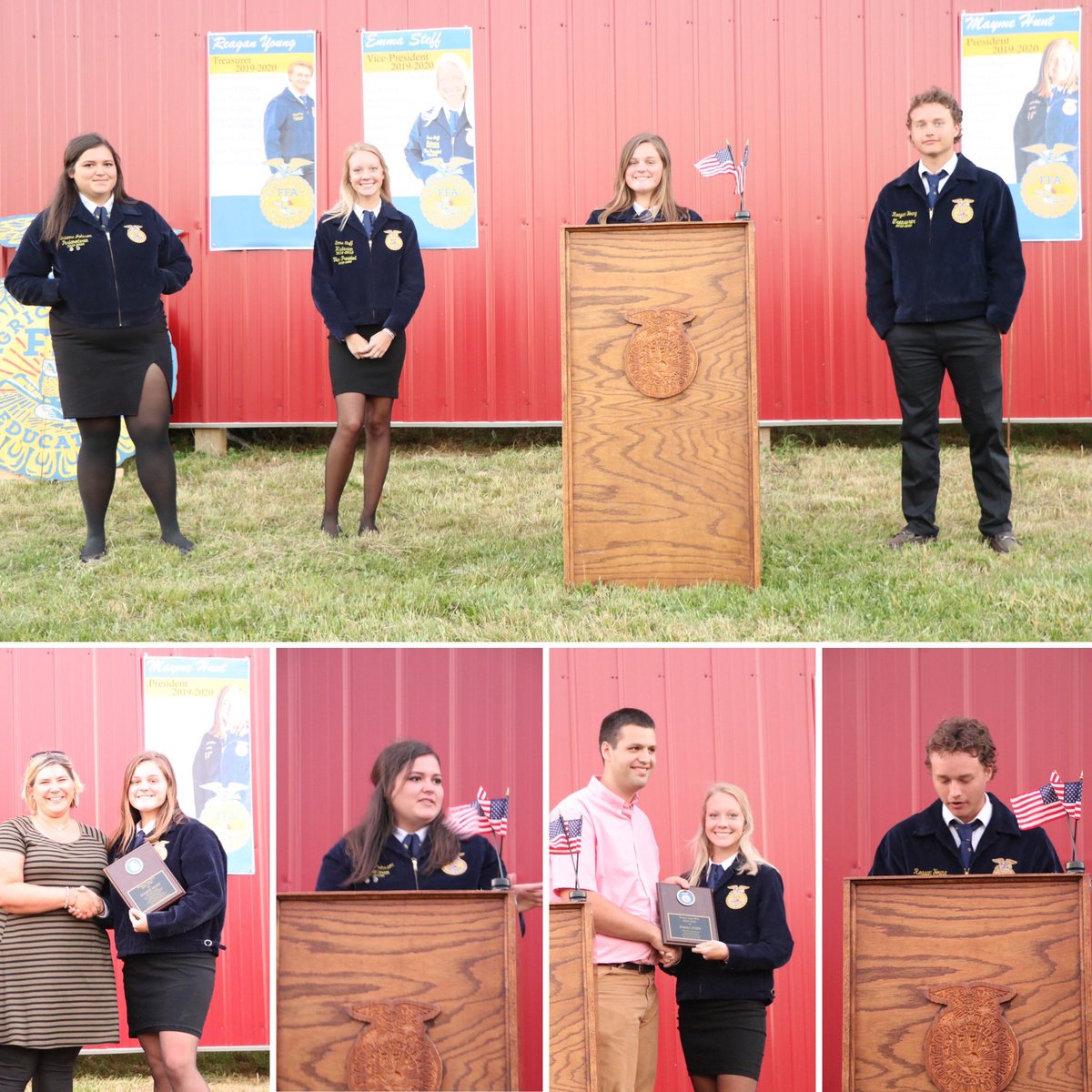 wehsffa's tweet photo. Warren East FFA Banquet and Senior Spotlight...COVID19 style!  Great night to reflect on memories made and to celebrate these amazing senior leaders! #FFAmily https://t.co/TtG9xw0BLD