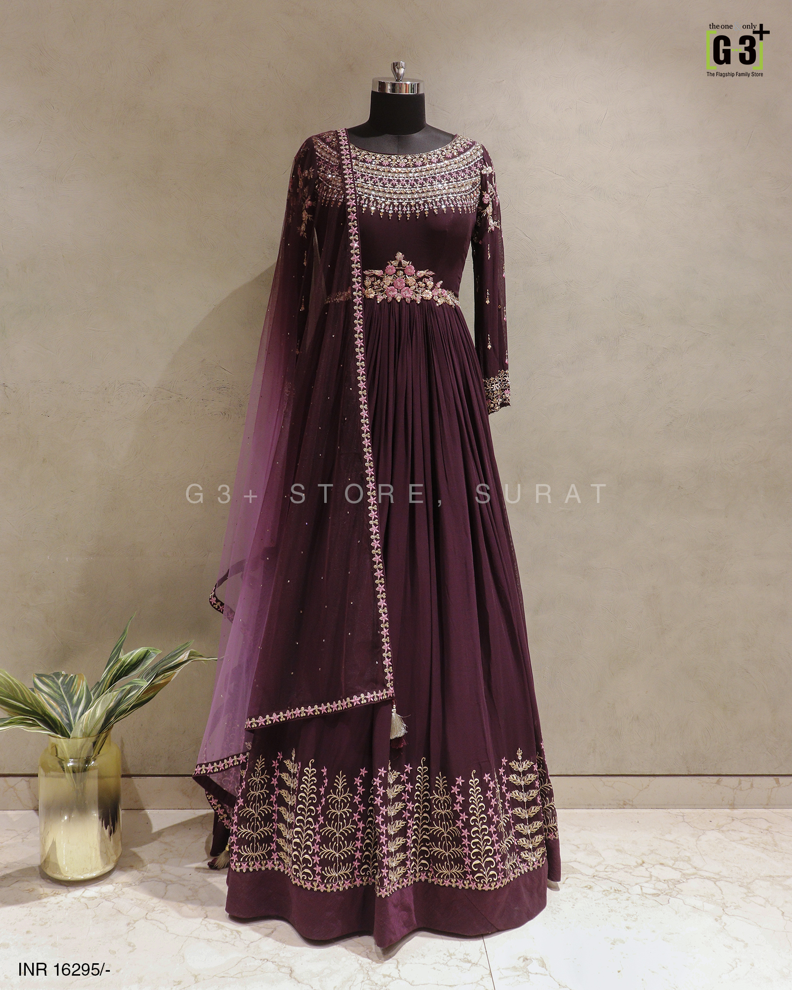 G3 top fashions anarkali