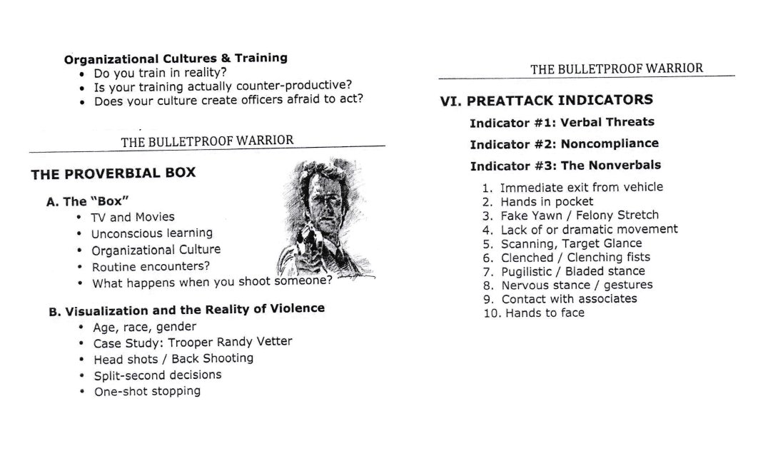 Officer Yanez's shooting of Philando Castile was found to be partially based in debunked pseudoscience 'Bulletproof Warrior' training seminars sold to police departments. Many PDs stopped using 'Bulletproof' trainings after the materials became public:  https://unicornriot.ninja/2018/bulletproof-warrior-training-manual-released/