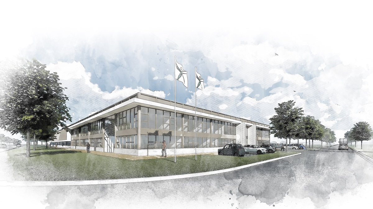 Ondertekening contracten nieuwbouw bedrijfspand NEF 7000 m2 duurzaam all electric vastgoed realiseren in Dokkum. Trotse bouwteampartner. Vernieuwen geeft energie.