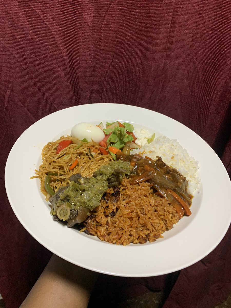 Let’s move on to the rice and noddles dishesJollof Rice is baeMy fried rice is bae too 
