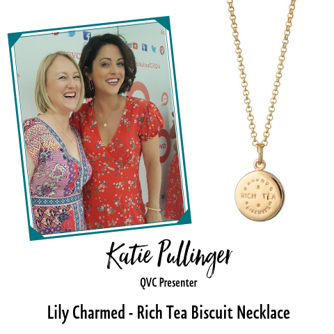Crumbs!  It's National Biscuit Day on Friday  - There will be a competition to win your favourite crunch (in jewellery form) Here's our rich tea  on the gorgeous Katy Pullinger. Also available as cufflinks or bracelet. #biscuitcharm #jotd #biscuitlover #nationalbiscuitday