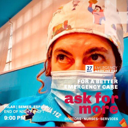 EmergSEMES's tweet photo. Día Internacional Medicina de Urgencias y Emergencias. Los SUH y los SEM siempre 24/7/365. Por una calidad asistencial a nuestros pacientes. SEGUIMOS! #EmergencyMedicineDay #EmergencyMedicineDaySEMES #urgencias #emergencias #medicos #enfermeras #TES @SEMES_ @EnfermeriaSEMES https://t.co/Mz9Utd7LCq