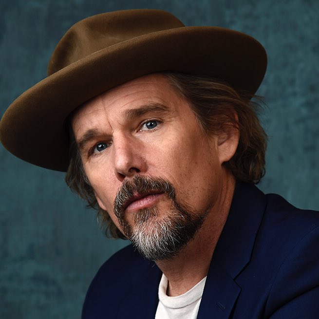 ethan hawke - has a matching hat on his cock