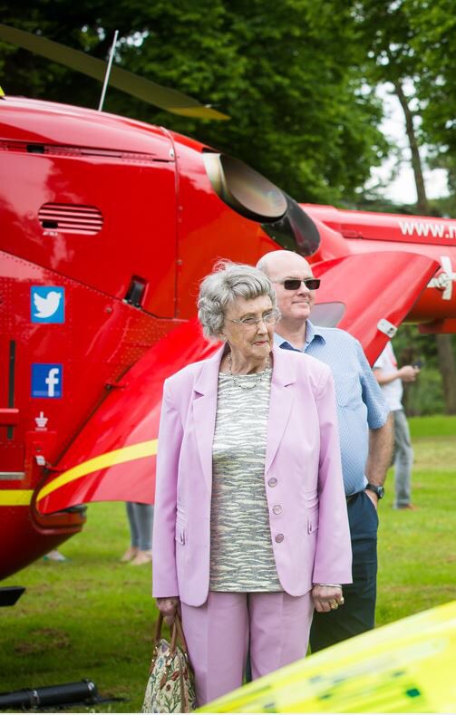  Elspeth Martin was awarded a British Empire Medal for charitable services to the Midlands Air Ambulance Charity.In her 27 years volunteering for  @MAA_Charity, she has raised £30,000 selling Christmas cards, running tombolas and arranging donations to the charity’s shops.