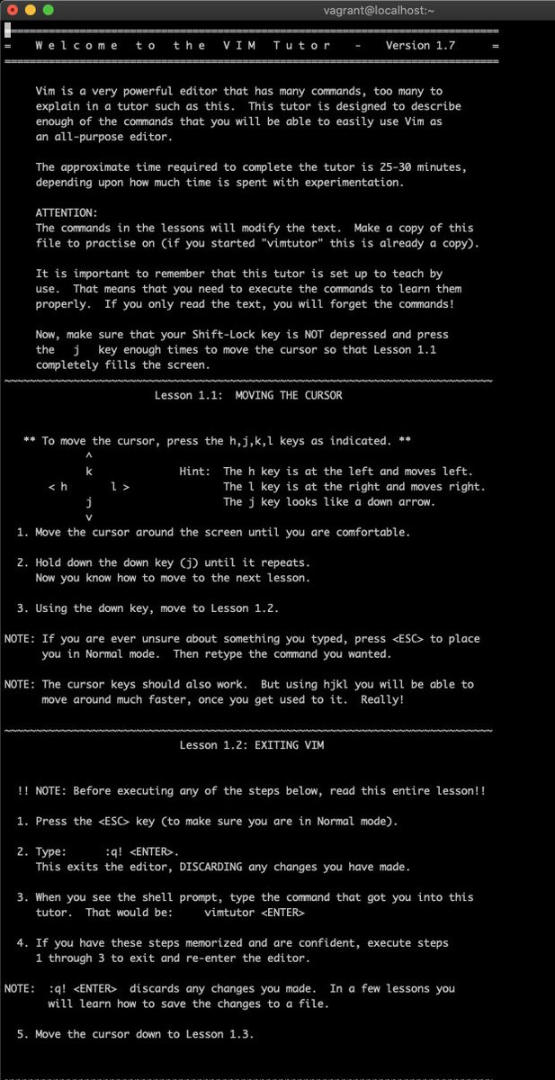 devopsdomi's tweet image. #vimtutor - lesson 1.2 Exiting #vim 😂 People say Vim is complex, it is complex, why has no one made it easier yet? #unpopularopinion