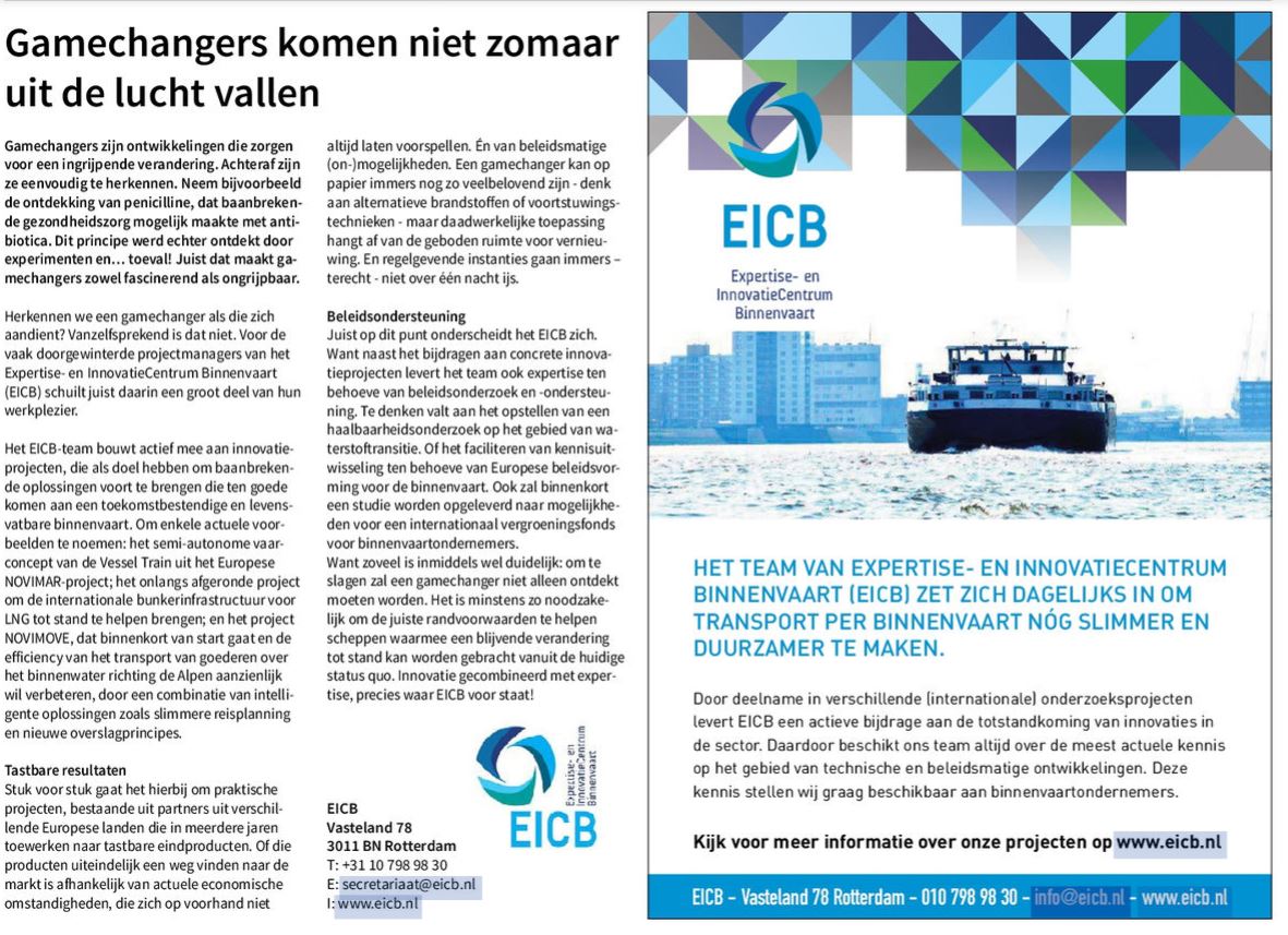Bestaat een succesformule voor innovatie? Lees er meer over in onze bijdrage voor de Gamechangers special van de Scheepvaartkrant via tinyurl.com/y7fay8wn