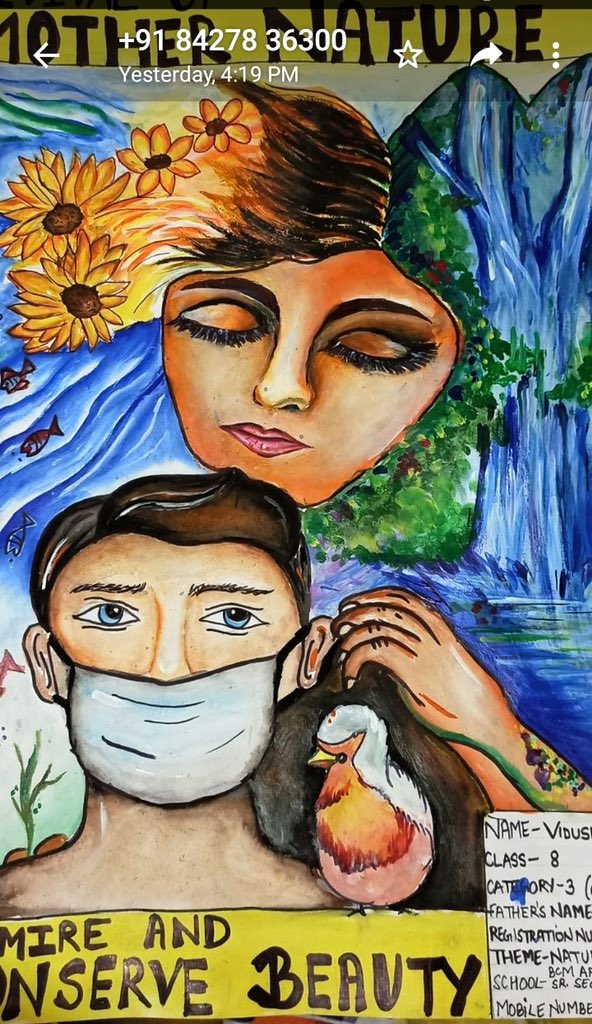 MayankFoundtion's tweet photo. #TOP20PAINTINGS #CATEGORYTHREE
#3rdMayanKSharmaMemorialOnlinePaintingCompetition2020
#MayankFoundation #painting #Creative @DeepakS17459180 @iamdeepak40 https://t.co/ZR1DPSI3v6