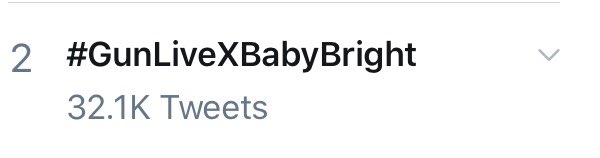 2PeaInAPodd's tweet image. เก่งมากทุกคนนน 🥰 #GunLiveXBabyBright