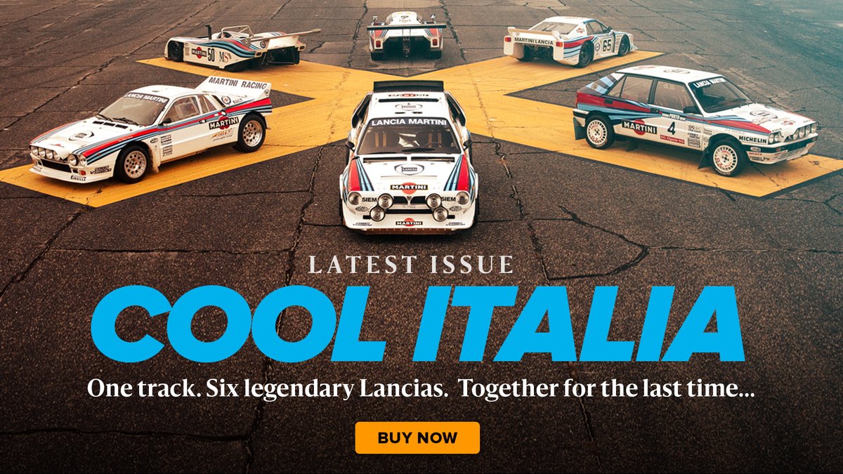 Out now: Cool Italia - an exclusive, final look at a dazzling Martini Lancia collection; what the future holds for Ferrari and the illustrious character that was Tom Walkinshaw. Available in print delivered straight to your door, or in digital. Buy now: bit.ly/2zAc8n5