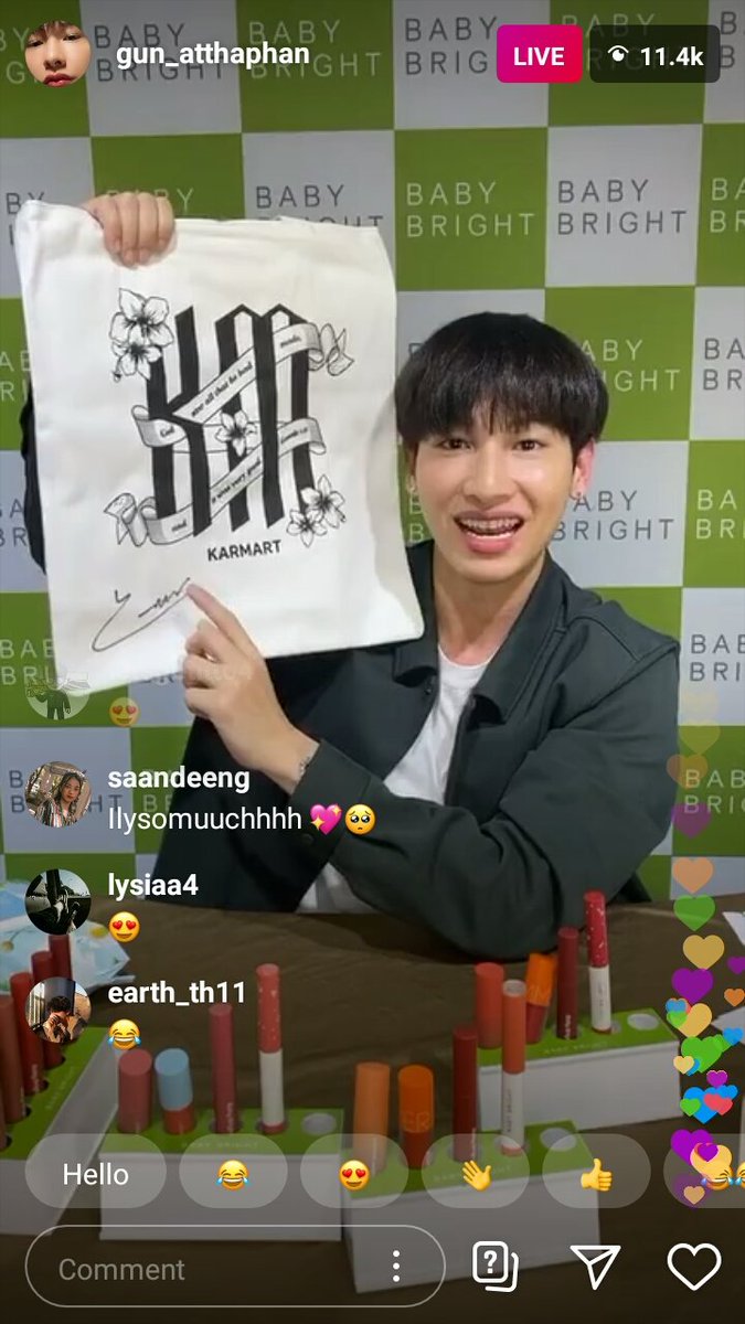 mm_clt's tweet image. ลายเซ็นใหม่ค้าบ เซนที่นี้เป็นที่แรกเลย
#GunLiveXBabyBright 
#กันอรรถพันธ์น่ารักกว่าที่คิด