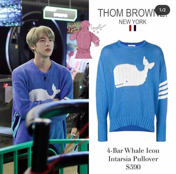 Thread by @imabornsinner, Kim Seokjin @BTS_twt as the human Thom Browne - a  thread; Let's []