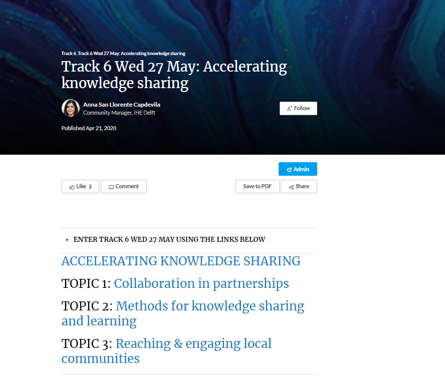 IHEDelft_WDPP's tweet image. Today is the day! ⏰

Join one of the three sessions in track 6  
"Accelerating knowledge sharing among organizations in civil society" at 14.00 CEST at the #CapDevSymp @ihedelft @GWPnews @capnet_undp 

#CapacityDevelopment #KnowledgeSharing 🌍👥📚