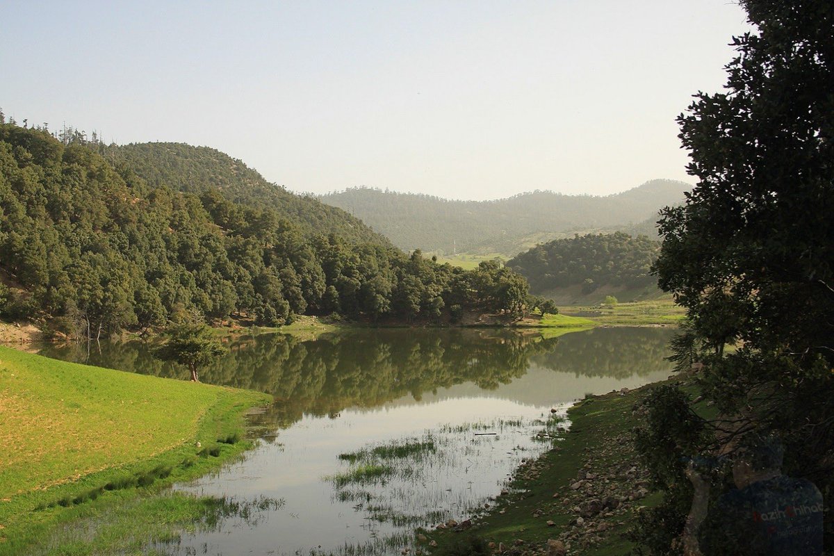 صباح الجمال الطبيعي والصفاء للكل الاصدقاء صورة لبحيرة تسليت بمنطقة تيكلمامين خنيفرة