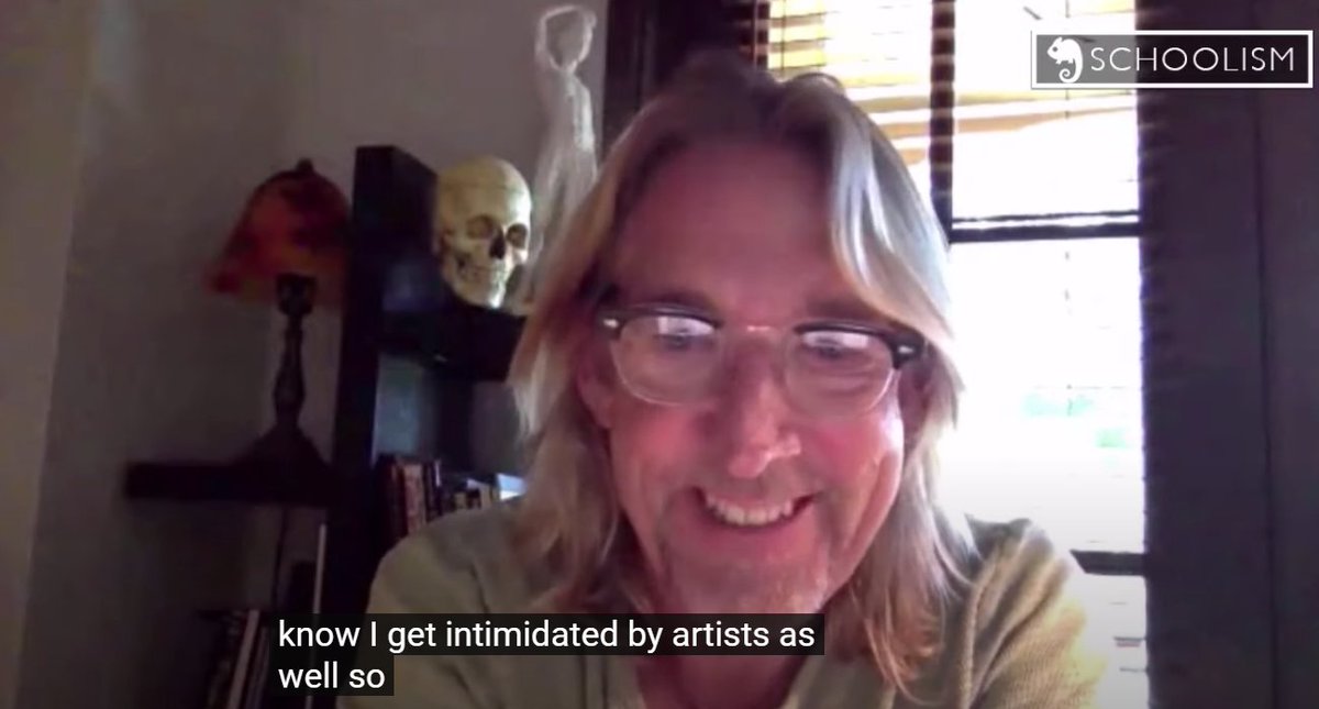 "I get intimidated by other artists as well" -Mark McCreery WTF he's so humble still!source: