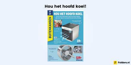 foldersnl's tweet photo. Een ventilator zorgt op de warme dagen voor verkoeling in huis, door frisse lucht de kamer in te blazen. Bekijk de Makro folder vol met buitenkansen en kies voor ééń van de vele airco´s en ventilatoren. https://t.co/GXEmLrnpN2 #aanbiedingen #foldertips #onlinefolder #verkoeling https://t.co/B5TRycxrSO