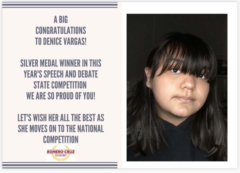 Next stop National! Way to go Denice
