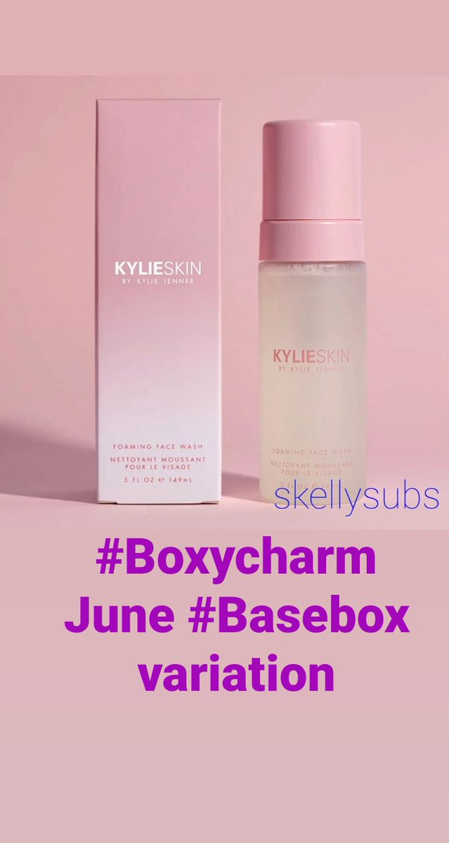 skellysubs's tweet image. Hey guys, coming up as a variation in our June @Boxycharm #Basebox is the Kylie Skin Foaming Face Wash. 

This luxurious foaming face wash is infused with ultra-nourishing kiwi seed oil, packed with Vitamin C and E to help maintain moisture and improve elasticity. 

_