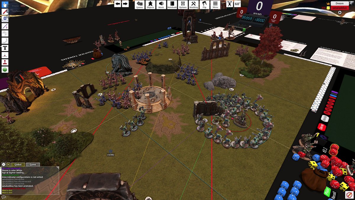 Dreamer743's tweet photo. So, played Bonesplitters for the 2nd time, With the Brutal but Kunning list.. managed to Table him.. technically just too many Daemons.. Kunnin Boss killed Kairos before holding off the Pink Horror Horde for two turns! Won on a minor
#Bones
#AoS
#Bonesplitters https://t.co/jcTq99Z4Bl