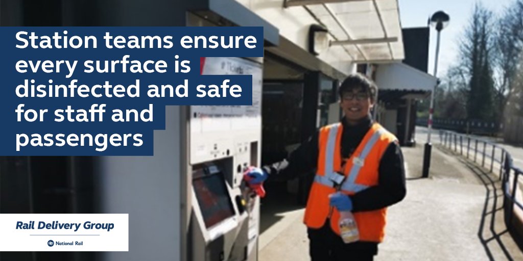 To help keep stations across the network clean, we are following public health guidelines closely. Staff are ensuring ticket machines, escalators, surfaces, barriers, and seats are all deep cleaned regularly. 