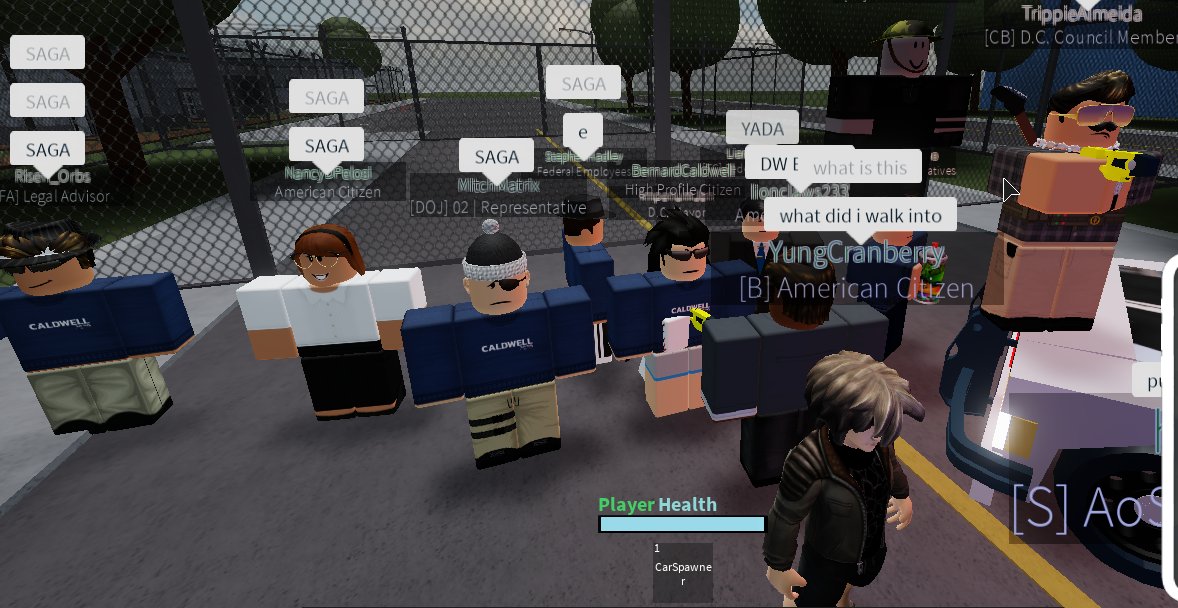 I had a great Walk-a-Thon at Washington with these lovely people.

Despite getting spawnkilled multiple times, we walked around D.C. like never before!

We need to get harder on crime and law enforcement has to be present at our cities again. That's OUR #SAGA agenda! Support us!